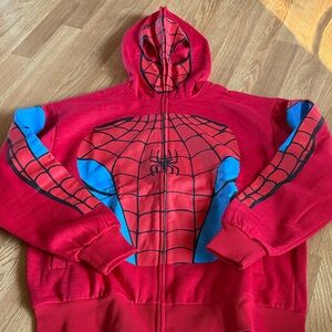 Marvel Men’s Unisex Large Red Spider-Man Hoodie